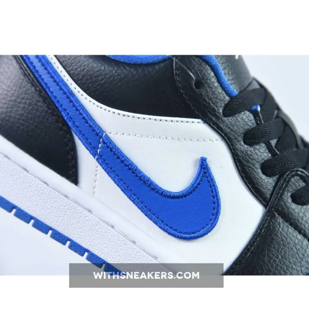 Nike Air Jordan 1 Low Black/White-Game Royal 553558-007