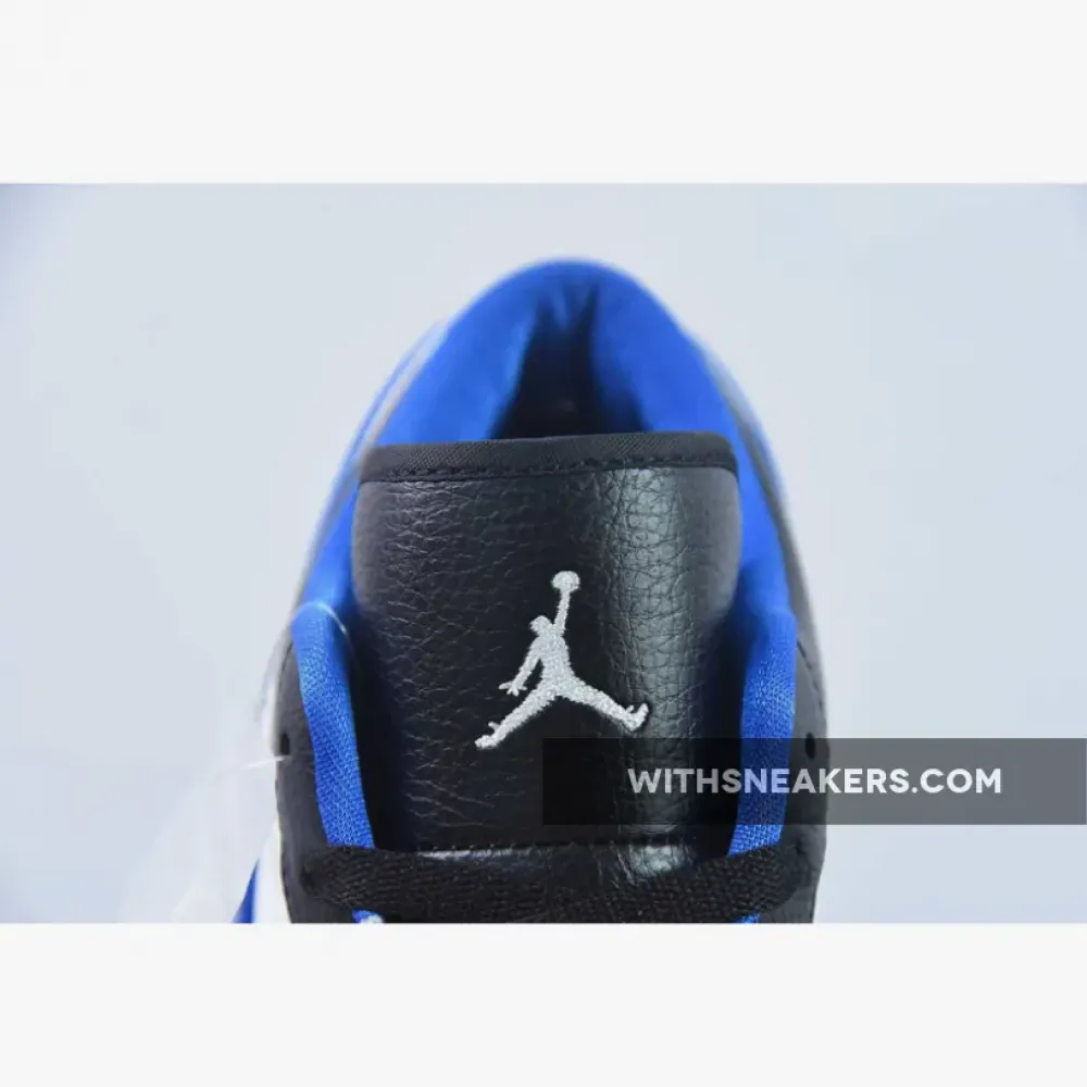 Nike Air Jordan 1 Low Black/White-Game Royal 553558-007