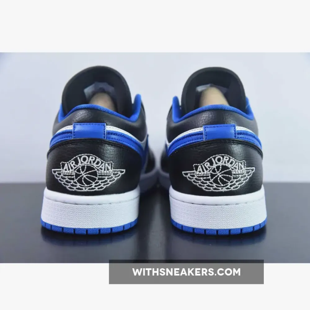 Nike Air Jordan 1 Low Black/White-Game Royal 553558-007