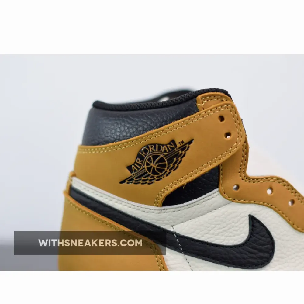 Nike Air Jordan 1 Retro High OG Rookie of the Year Gold Harvest/Black 555088-700