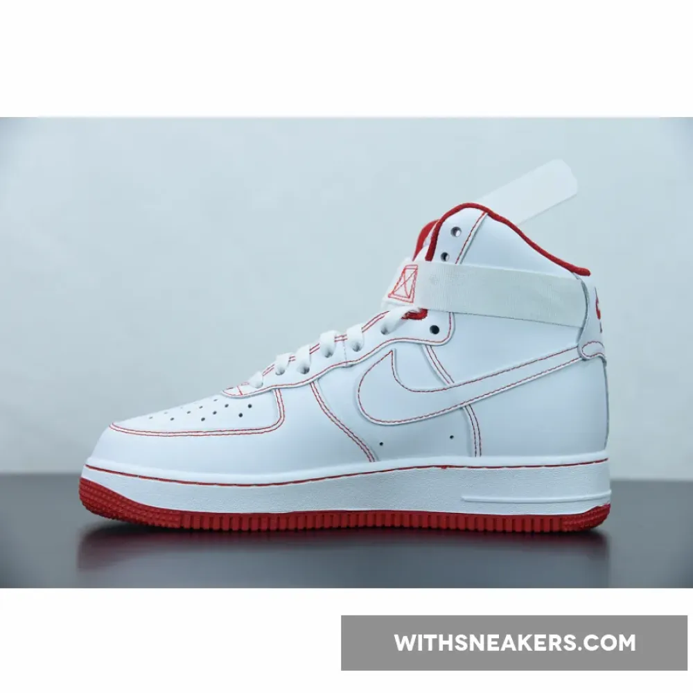 Nike Air Force 1 High White/Red  CV1753-100