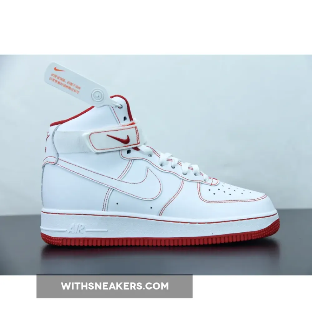 Nike Air Force 1 High White/Red  CV1753-100
