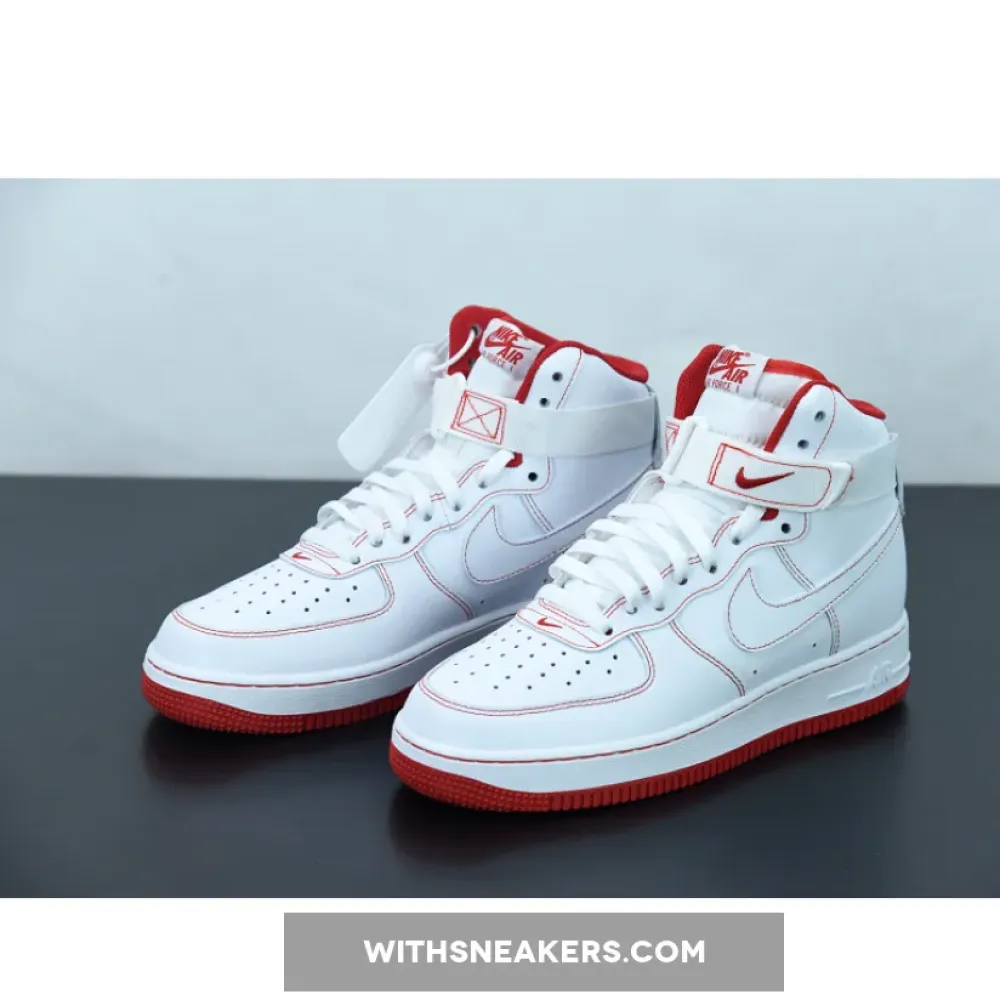 Nike Air Force 1 High White/Red  CV1753-100
