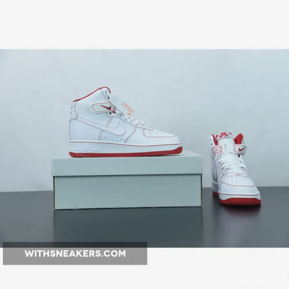 Nike Air Force 1 High White/Red  CV1753-100