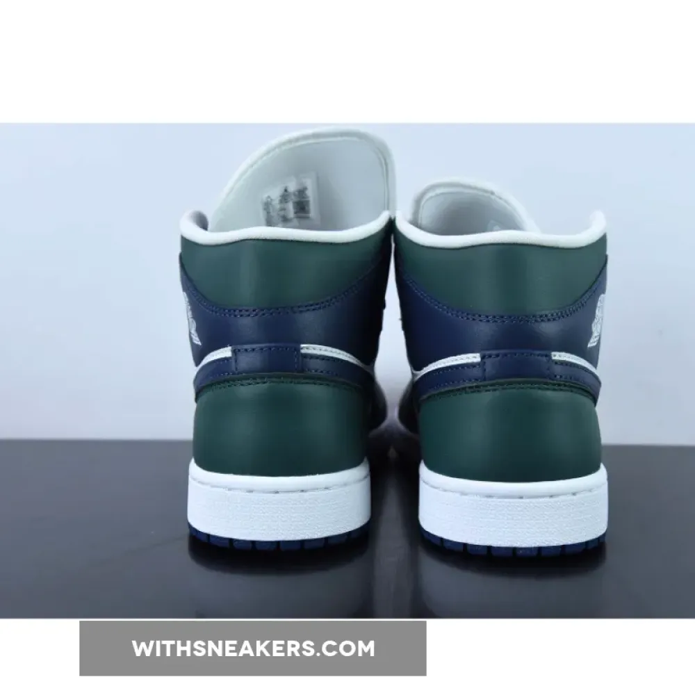 Nike Air Jordan 1 Mid Seahawks Navy/Green/White DZ5326-300