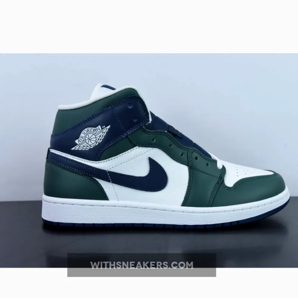 Nike Air Jordan 1 Mid Seahawks Navy/Green/White DZ5326-300