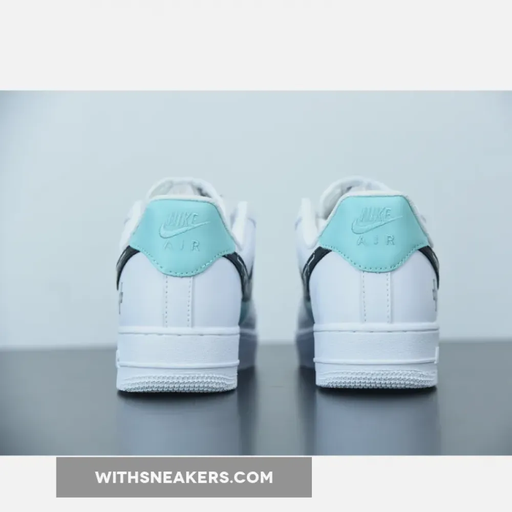 Nike Air Force 1 Low Custom White/Green/Black